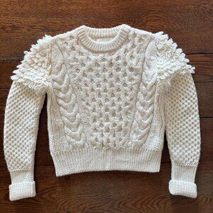 Eleven Six Nyla Ivory sweater Size SMALL